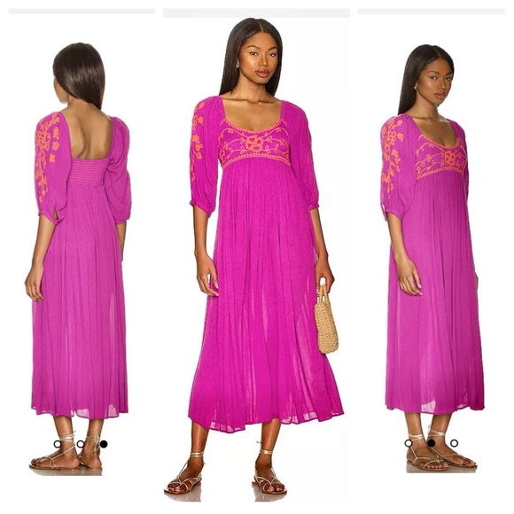 Free People Wedgewood Maxi Dress in Orchid Pavillion - Picture 10 of 10